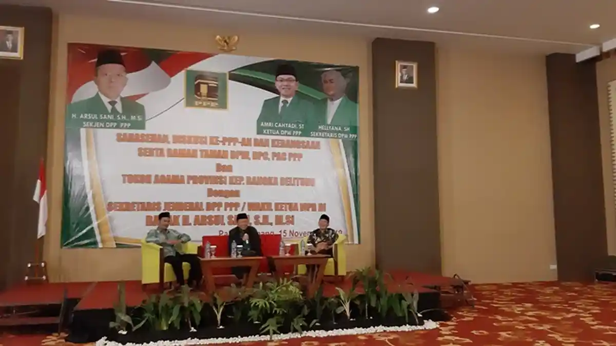 DPW PPP Bangka Belitung Gelar Sarasehan dan Diskusi Bersama Sekjen, Singgung Soal Timah