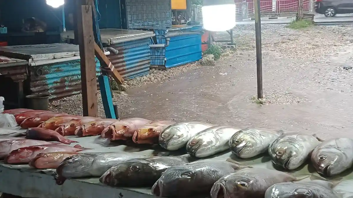 Cuaca Buruk Harga Ikan di Pasar Kelurahan Pasir Panjang Kota Kupang Melambung