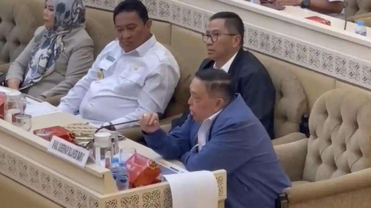 RDP di Jakarta Wagub Salim 'Curhat' Ekonomi Lambat Hingga Infrastruktur Minim