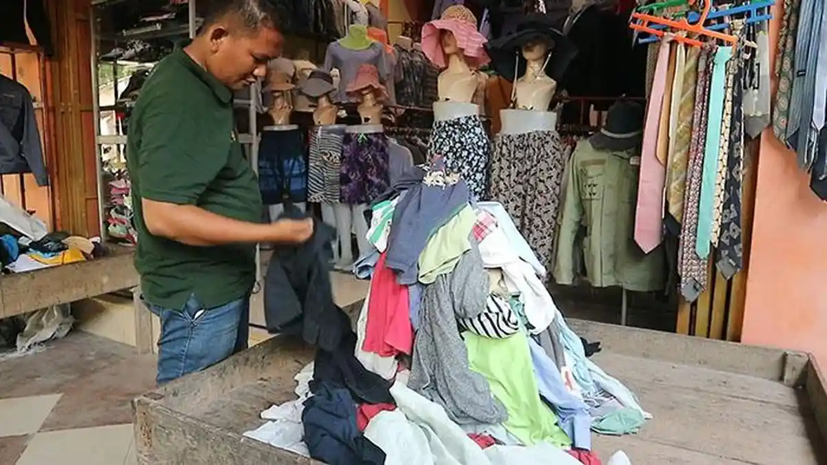 Respon Pedagang Monja di Tanjungbalai Usai Presiden Jokowi Larang Impor Pakaian Bekas
