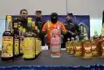 Bea Cukai Sita Minuman Keras Palsu Ilegal