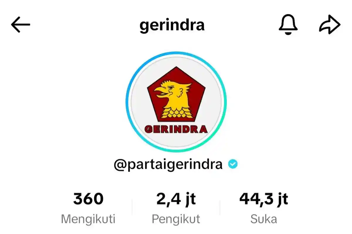 Viral! Admin TikTok Gerindra Bikin Netizen Ketawa sama Balasan Komentarnya