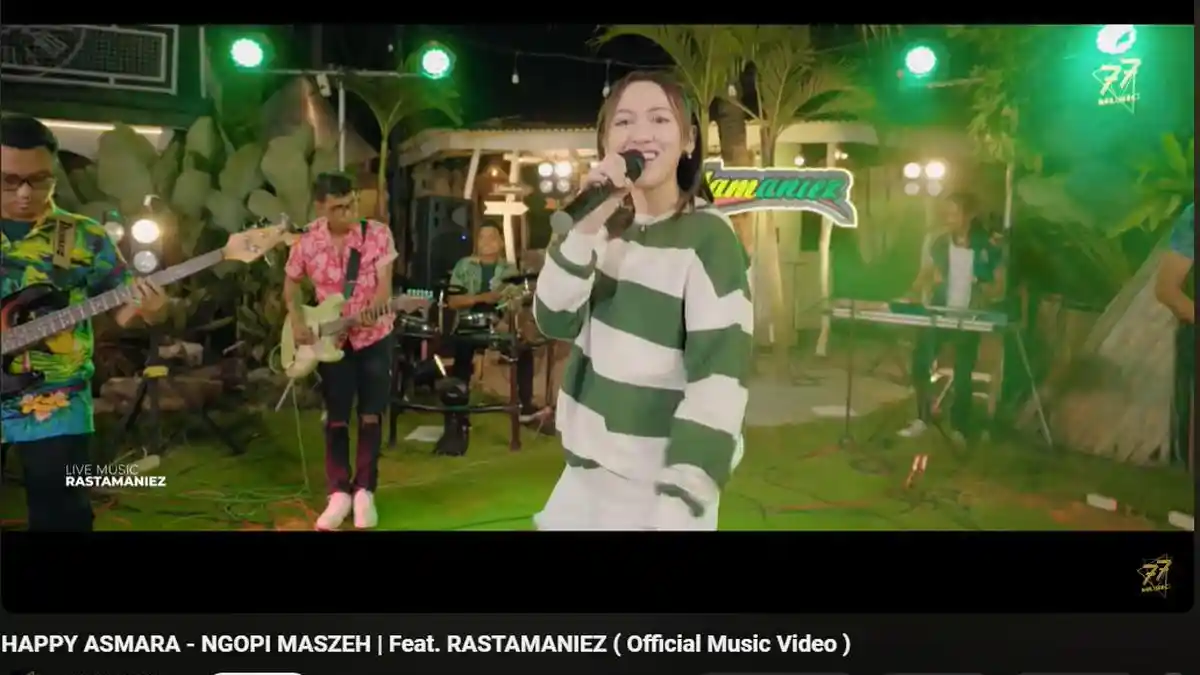Lirik Lagu dan Kunci Gitar Ngopi Maszeh - Happy Asmara