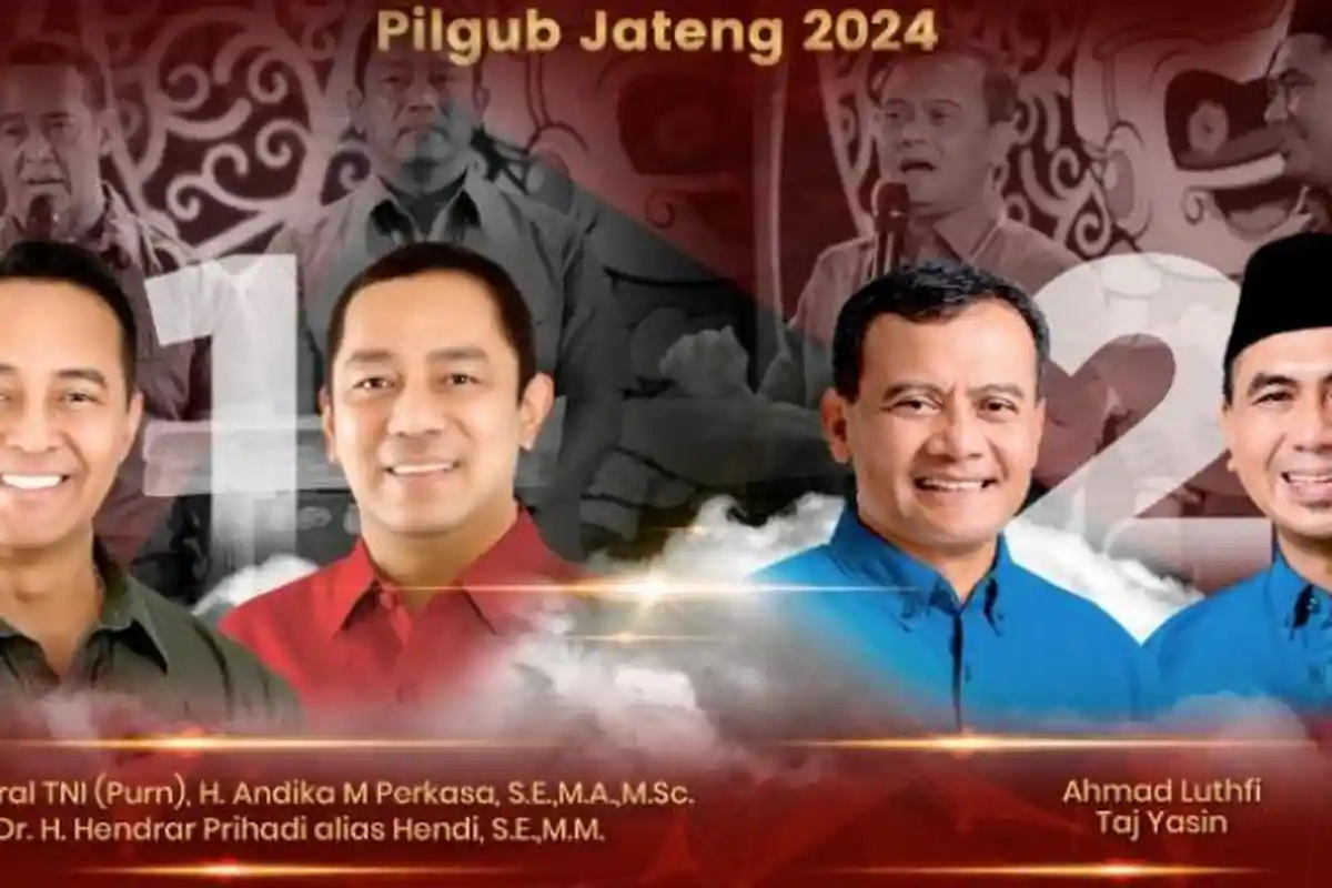 Hasil Quick Count Pilkada Jateng 2024 Terbaru versi Litbang Kompas, Ahmad Luthfi Ungguli Andika