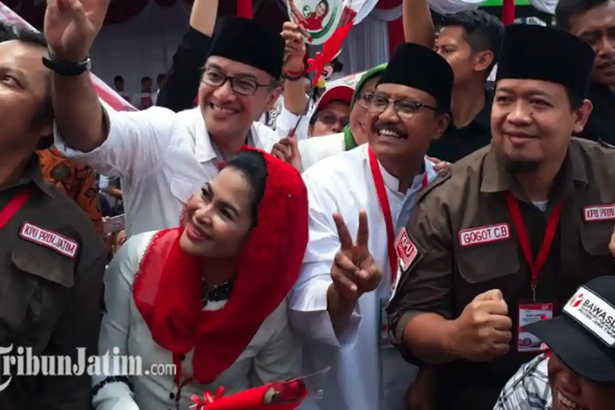 Deklarasi Kampanye Damai, Gus Ipul-Mbak Puti Launching Tiga Program Terbaru