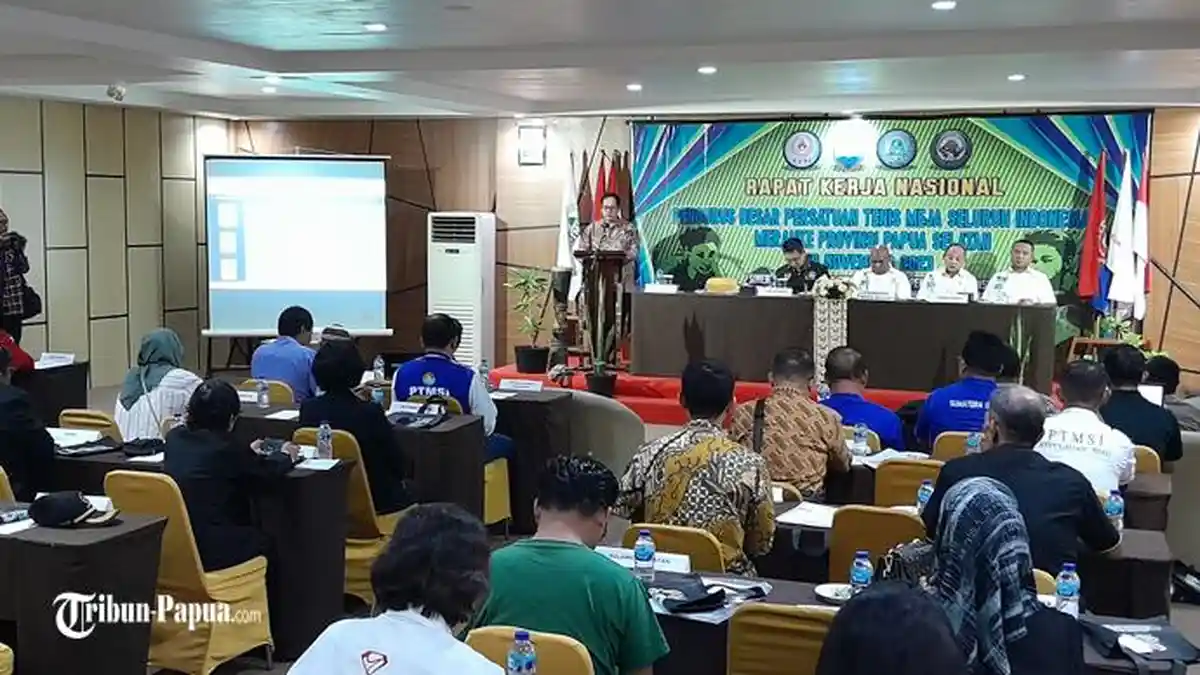 22 Provinsi Hadir Dalam Rakernas PTMSI Merauke Papua Selatan, Ini yang Dibahas