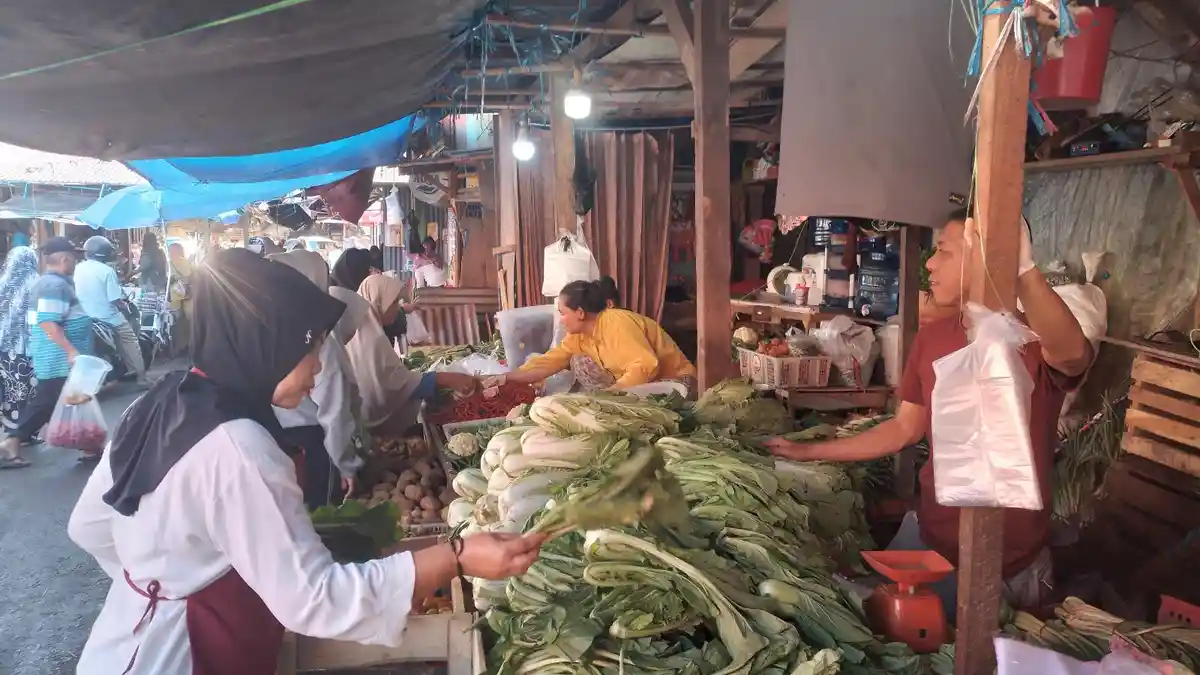 Harga Sayuran di Pasar Purwodadi Bengkulu Utara, Terong dan Tomat Meningkat