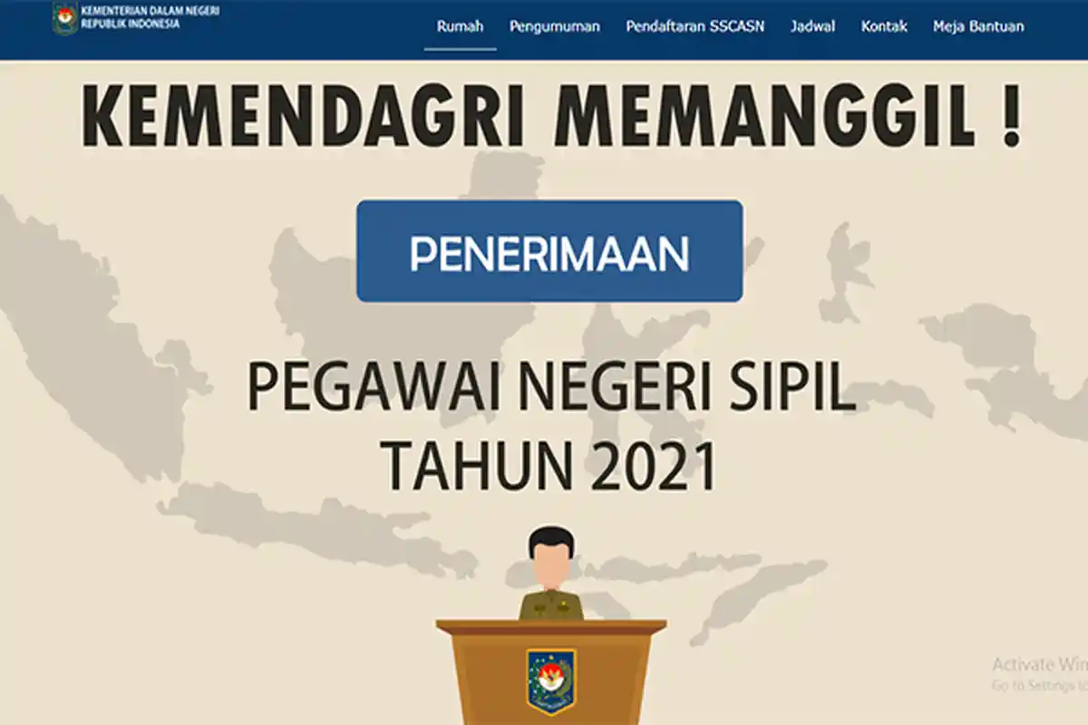 INFO Lengkap CPNS Kementerian Dalam Negeri 2021, Dari Cara Daftar & Buat Surat Pernyataan CPNS