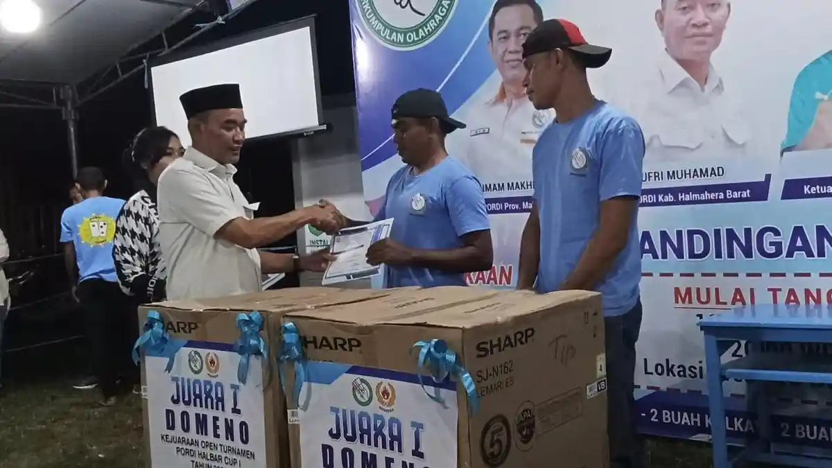 Menang Dramatis, Gardu Payo Juarai Turnamen Pordi Halmahera Barat Cup I 2023