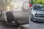Toyota Yaris Terbalik di Ambarawa Semarang, Sopir Mengalami Microsleep sebelum Tabrak Pohon