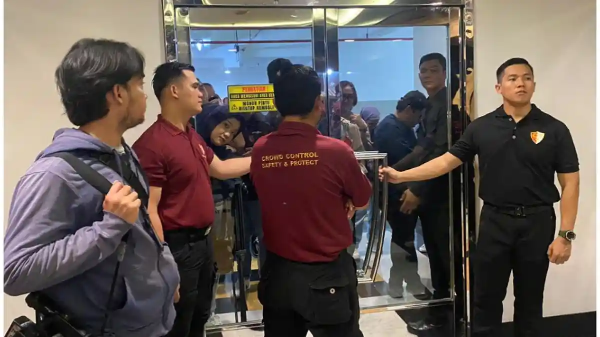 Acara Jumpa Pers Kadin Arsjad Rasjid Digagalkan Oknum Petugas, Wartawan Dilarang Masuk