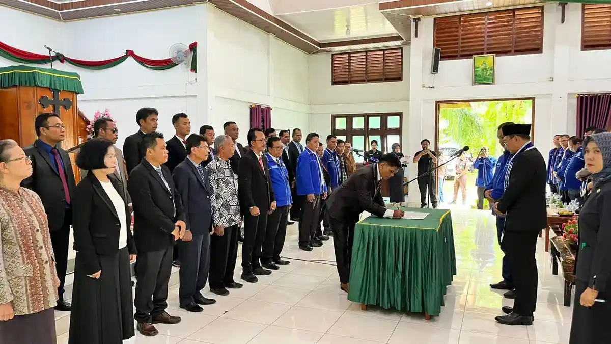 Bupati Teddy Rahman Kukuhkan Pengurus DPD Bamagnas Seluma, Ajak Jaga Kerukunan Umat