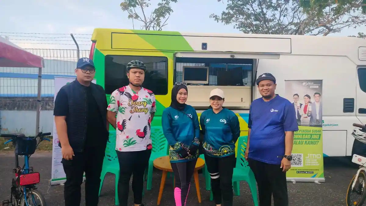 BPJS Ketenagakerjaan Ikut Serta Memeriahkan di Gowes Sehat Community 2024