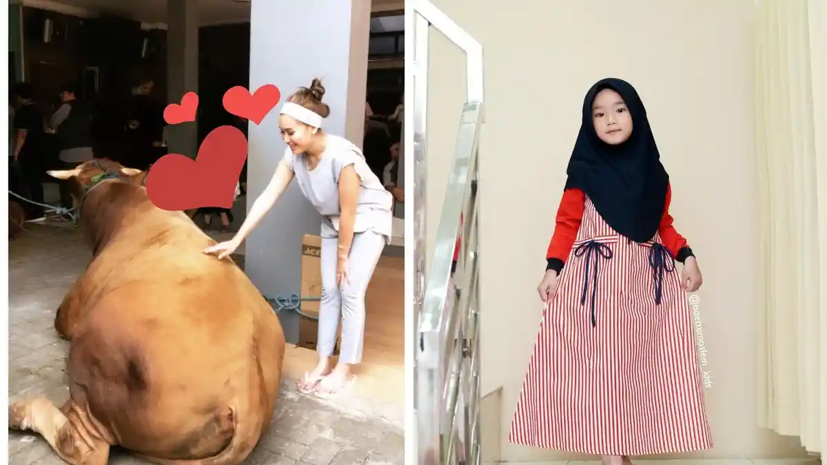 Antusias Rayakan Idul Adha, Ayu Ting Ting Sebut Bilqis Sampai Rela Begadang Menunggu Sapi