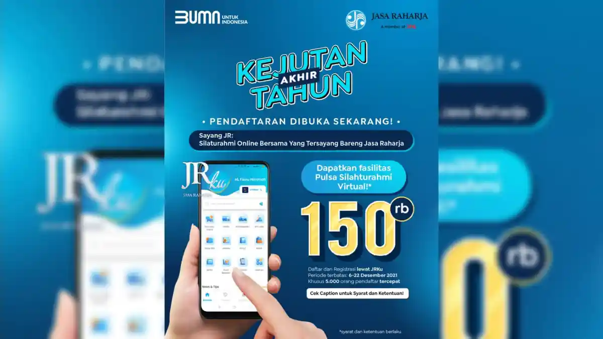Segera Daftarkan Diri, Jasa Raharja Fasilitasi Silaturahmi Online Nataru melalui Program Sayang JR