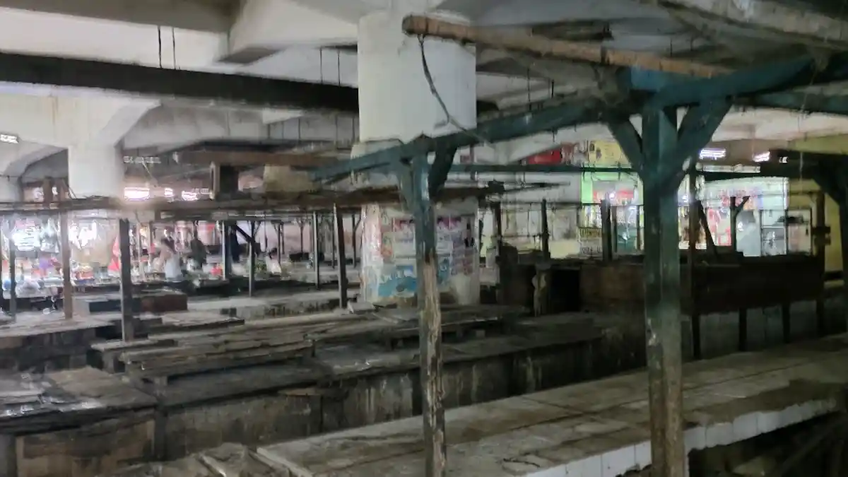 Sederet Pasar di Bandar Lampung yang Sunyi karena Tak Ada Pembeli