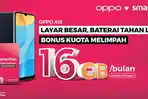 Smartfren Beri Kuota Gratis hingga 384 GB untuk Pengguna Oppo A15