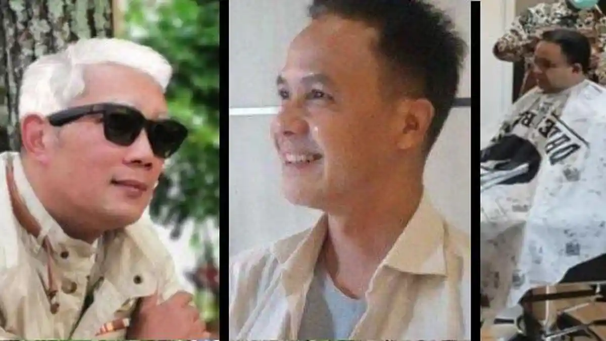 MOMEN LUCU Ganjar Pranowo, Ridwan Kamil, dan Anies Baswedan Serentak Posting Gaya Rambut Berbeda