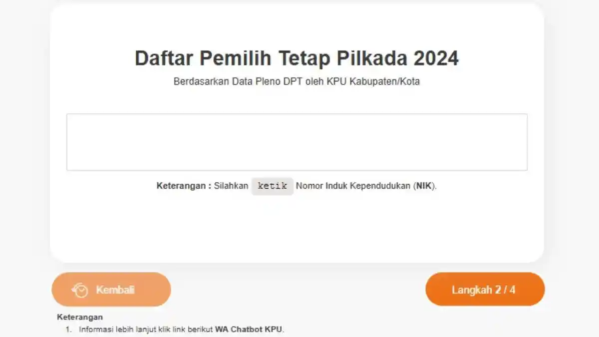 Cara Cek Lokasi TPS Pilkada 2024 Secara Online Lewat cekdptonline.kpu.go.id