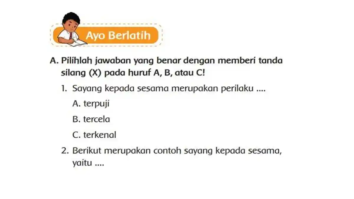 Kunci Jawaban PAI Kelas 2 SD Halaman 79 80 Kurikulum Merdeka, Bab 3: Ayo Berlatih