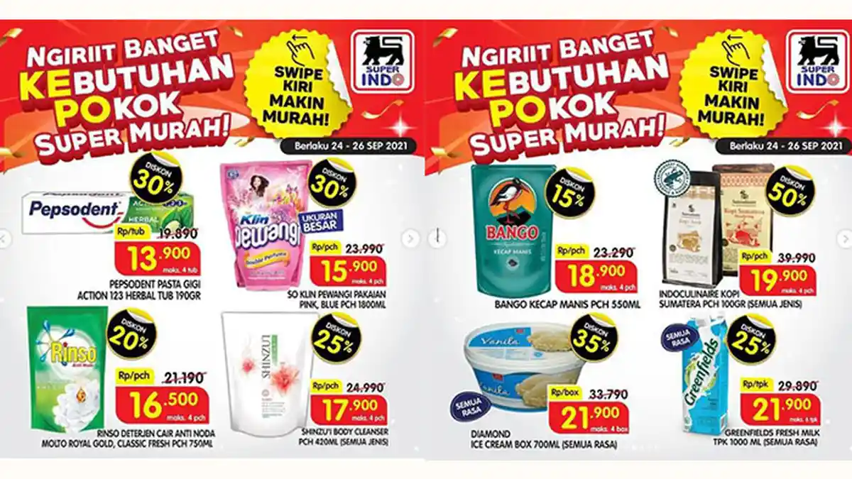 SEGERA BERAKHIR! PROMO Superindo 26 September 2021: Chicken Nugget Harga Spesial, Shinzui Diskon 25%