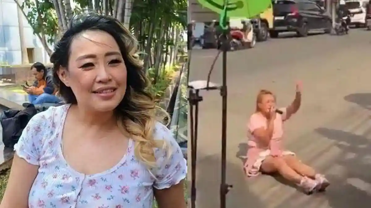 Pinkan Mambo Nyanyi dan Joget di Jalanan Merasa Mirip Lisa BACKPINK: Cape Kaya Gini
