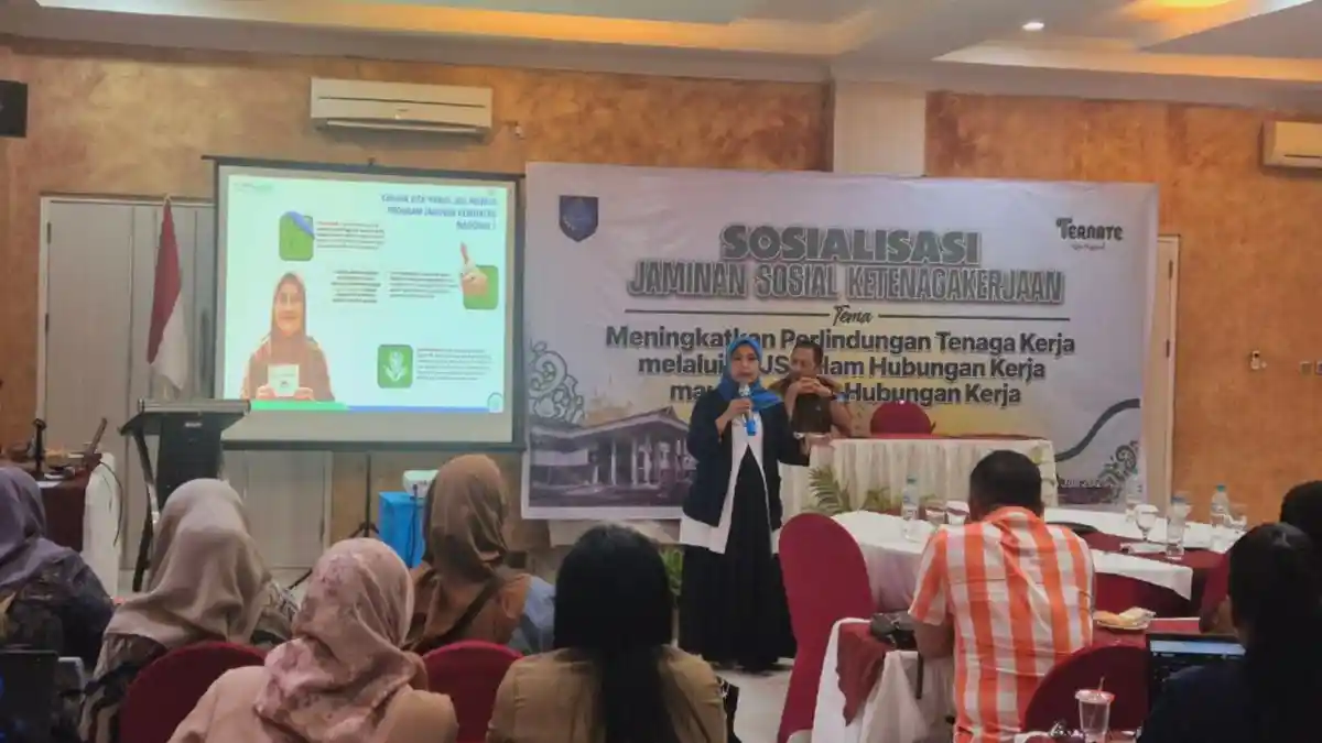 Disnaker Ternate Wujudkan Perlindungan Jaminan Sosial Bagi Pekerja