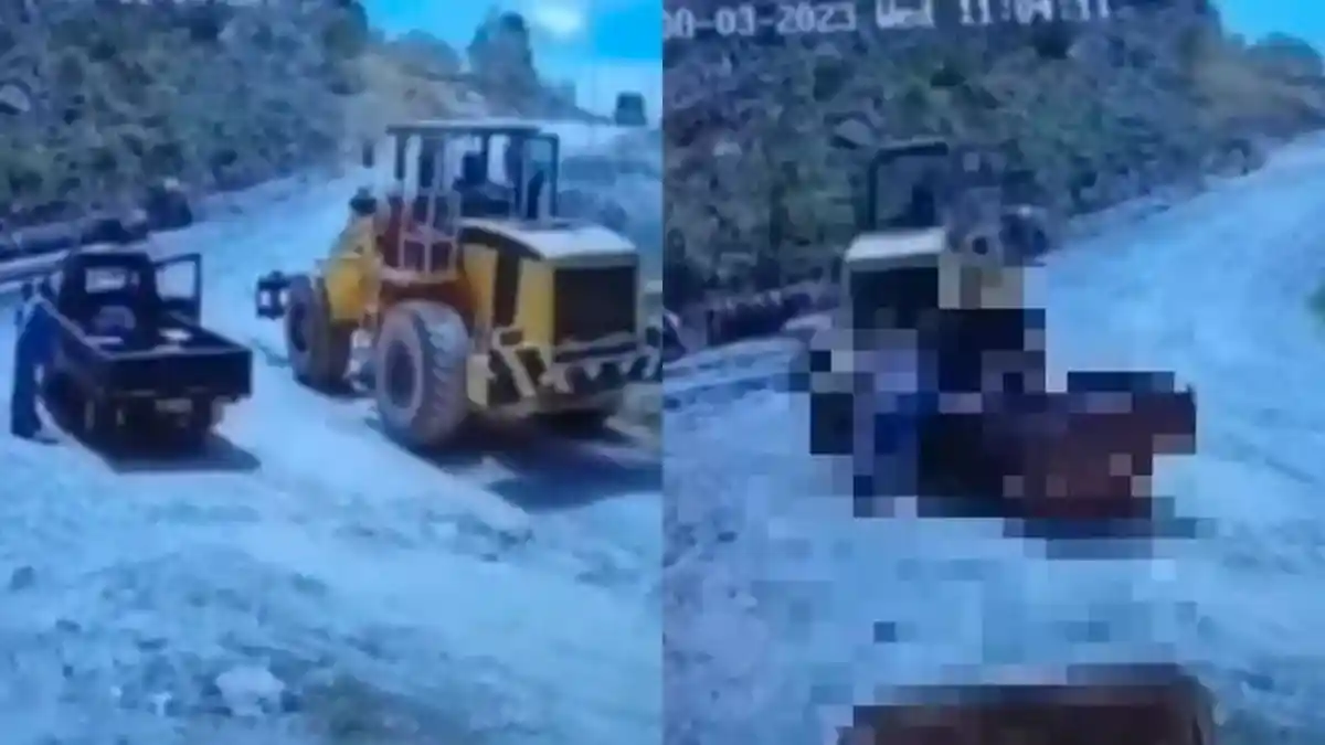 VIRAL Detik-detik Dua Karyawan PT GMC General Machinery Tewas Terlindas Buldoser