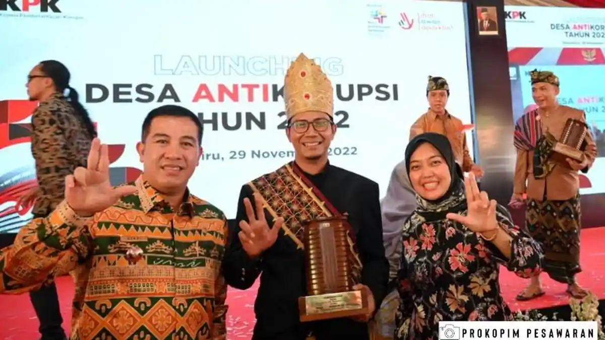Desa Hanura Pesawaran Lampung Jadi Percontohan Desa Anti Korupsi oleh KPK RI