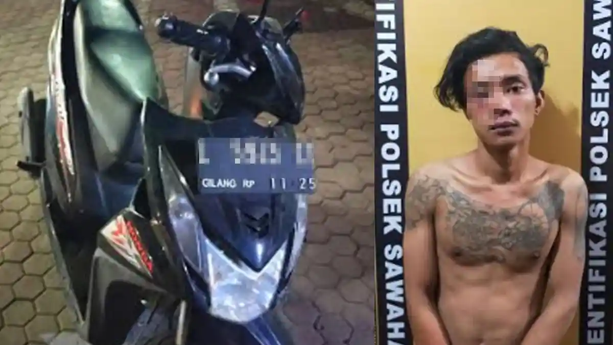 Maling Motor Surabaya Kepergok Pemuda Kampung Pulang Mendaki Gunung Arjuno, Lihat Nasibnya