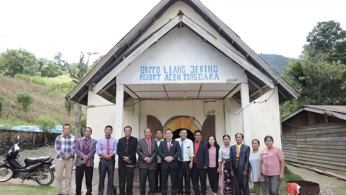 Pj Bupati Dairi Hadiri Natal GKPPD Liang Jering Kecamatan Tanah Pinem