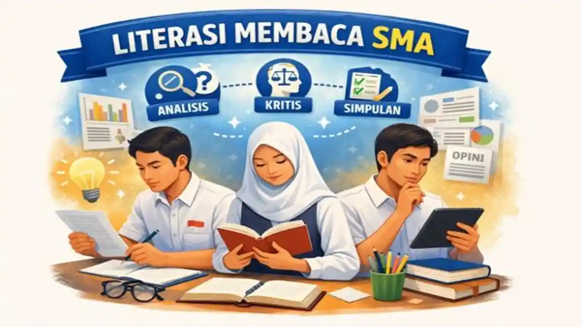 Contoh Soal AKM Literasi Membaca Jenjang SMA/MA/SMK Level 6 untuk Kelas 11 SMA