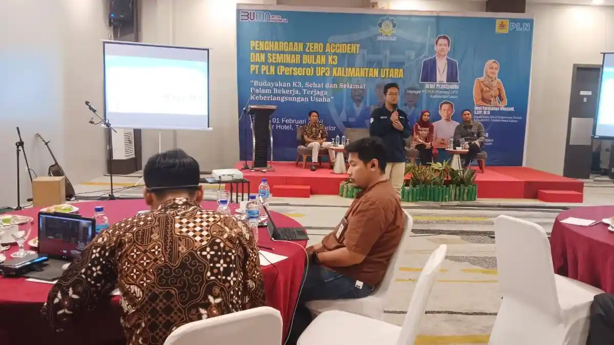 PT PLN UP3 Kaltara, Perusahaan Pertama di Kaltara Gelar Award Zero Accident secara Internal