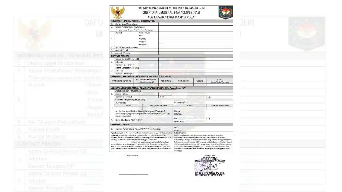 Kemendagri Tegaskan Surat Kerja Sama yang Beredar Adalah Palsu