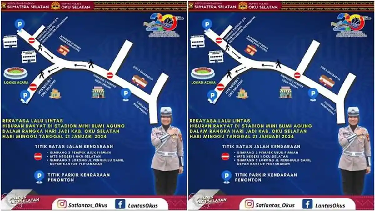Jalan ke Stadion Mini Ditutup Saat Puncak HUT ke-20 OKUS, Datangkan Andika Kangen Band
