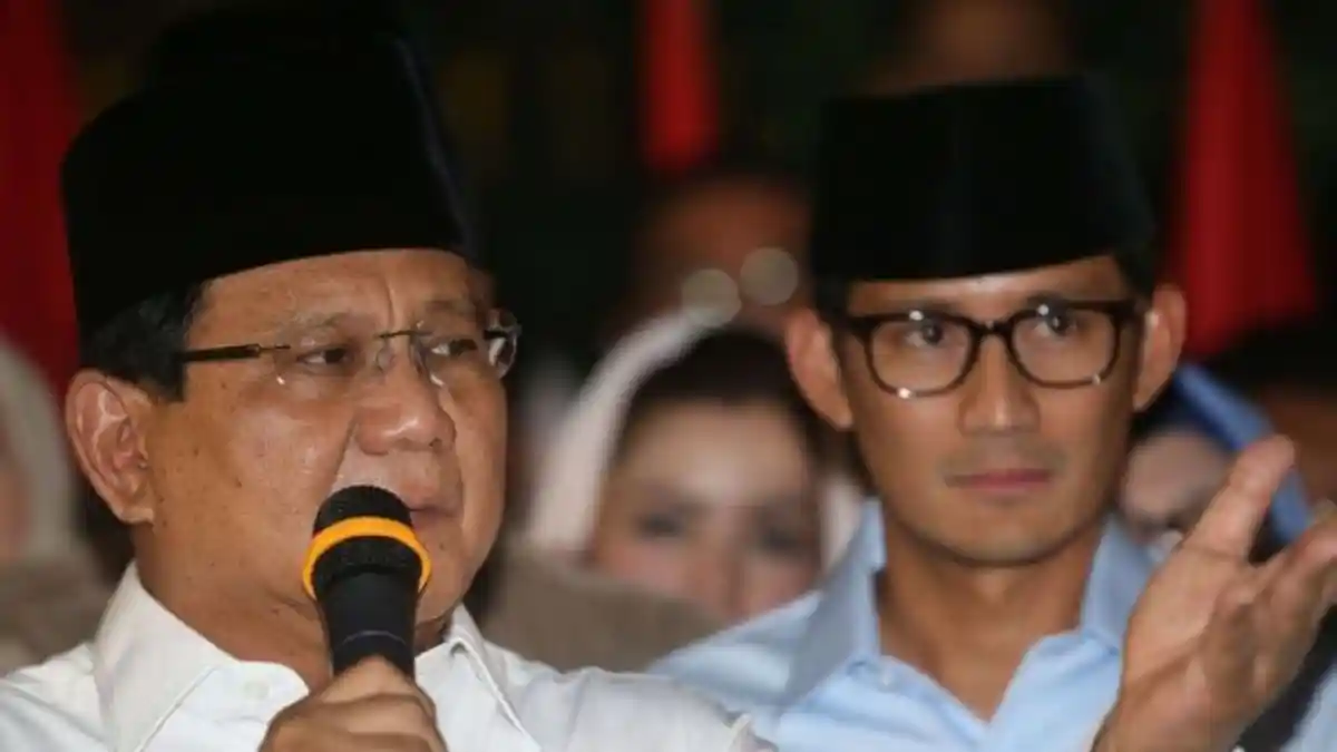 Sepucuk Surat Sandiaga Uno Dititip Untuk Prabowo Subianto, Apa Isinya?