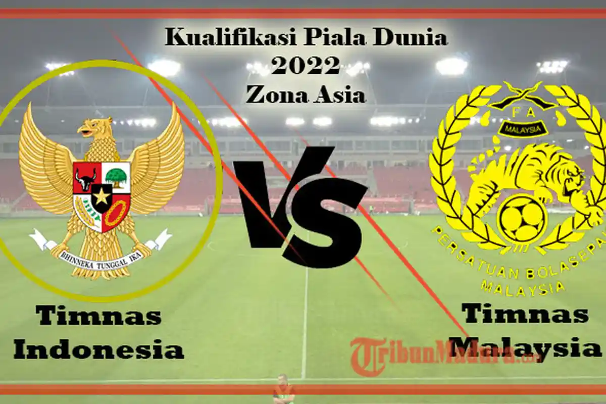 LINK LIVE STREAMING Indonesia Vs Malaysia, Perebutan Tiket Piala Dunia 2022, Bisa Diakses di Android