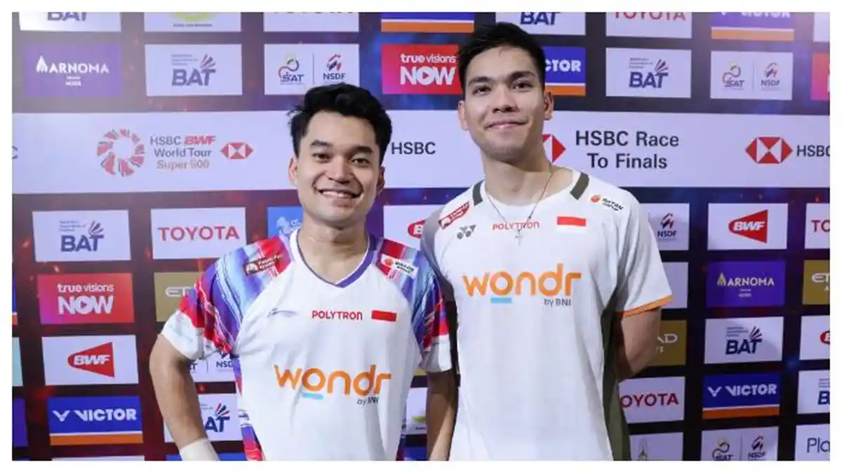 LIVE Hasil Semifinal Leo/Daniel vs He Ji/Ren, Penentu Final Badminton Thailand Open 2026