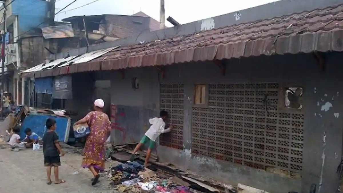 Gas 3 Kg Sebabkan Puluhan Rumah  Terbakar di Tambora