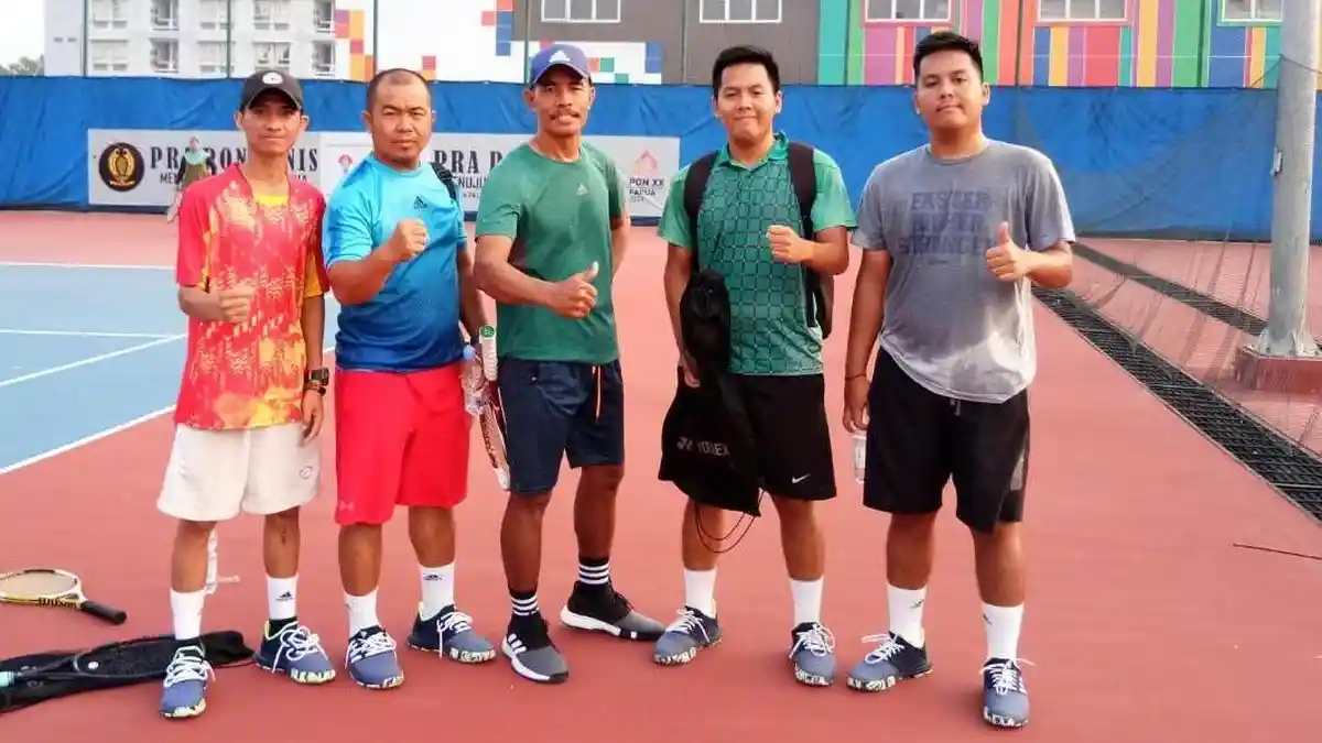 Bikin Kejutan, Lampung Kalahkan Banten di Pra-PON Tenis Putra