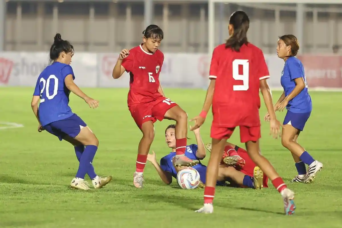 Timnas Wanita Indonesia Menang Telak Lawan Singapura