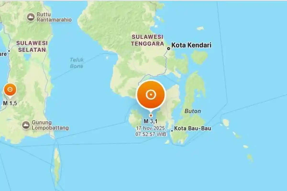 Gempa Terkini Senin 17 November 2025 Pagi Ini, Info Lengkap BMKG Klik di Sini