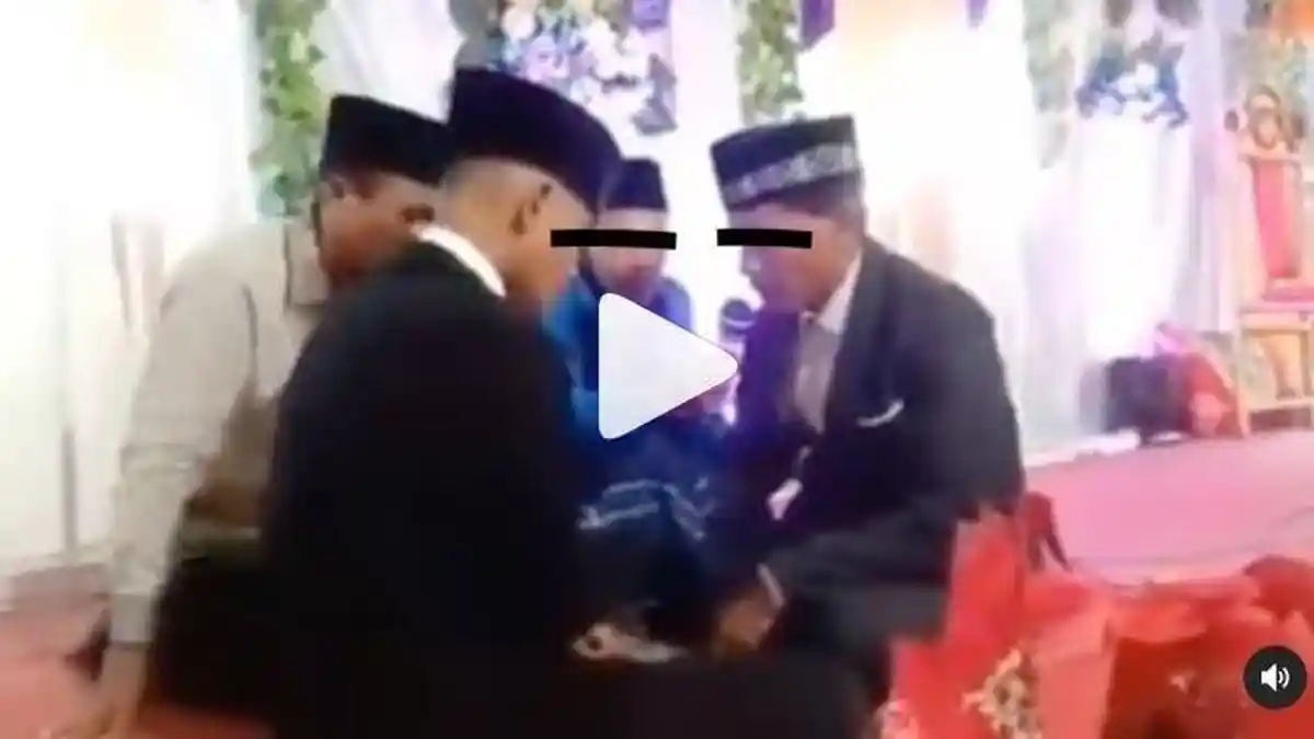 Calon Mertua Mendadak Tendang Pengantin Pria, Keluarga Dengar Omongan Kasar, Akad Nikah Ricuh