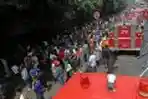 Lantai Tiga Plaza Glodok Terbakar