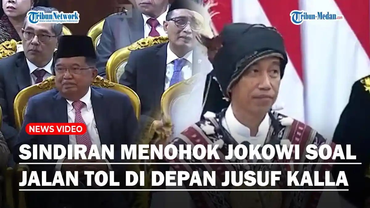 Bak Sindir Jusuf Kalla, Jokowi Beri Komentar Menohok: Jalan Tol Enggak Bisa Dimakan, ya Memang