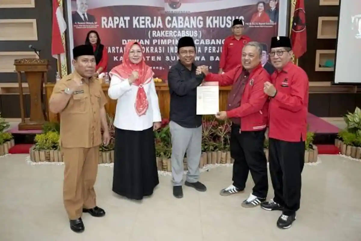 SAH! PDIP Usung Amar-Hanipah di Pilkada KSB 2024