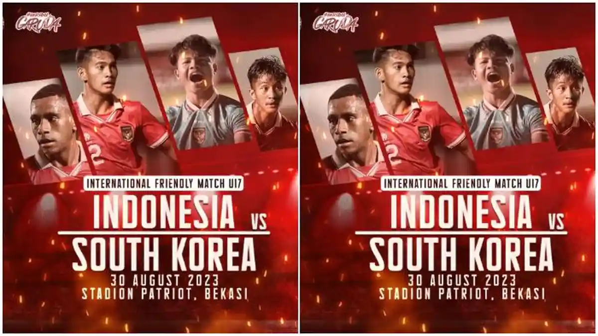 Tanding Indonesia U17 vs Korsel U17, Asah Mental Garuda Muda