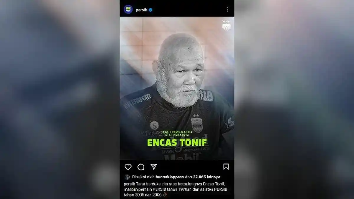 Persib Bandung Berduka, Salah Seorang Legendanya Meninggal Dunia