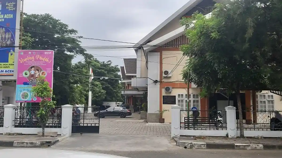 Diduga Terpapar Covid-19, Aktivitas Kantor Dinas Kesehatan Aceh Sepi