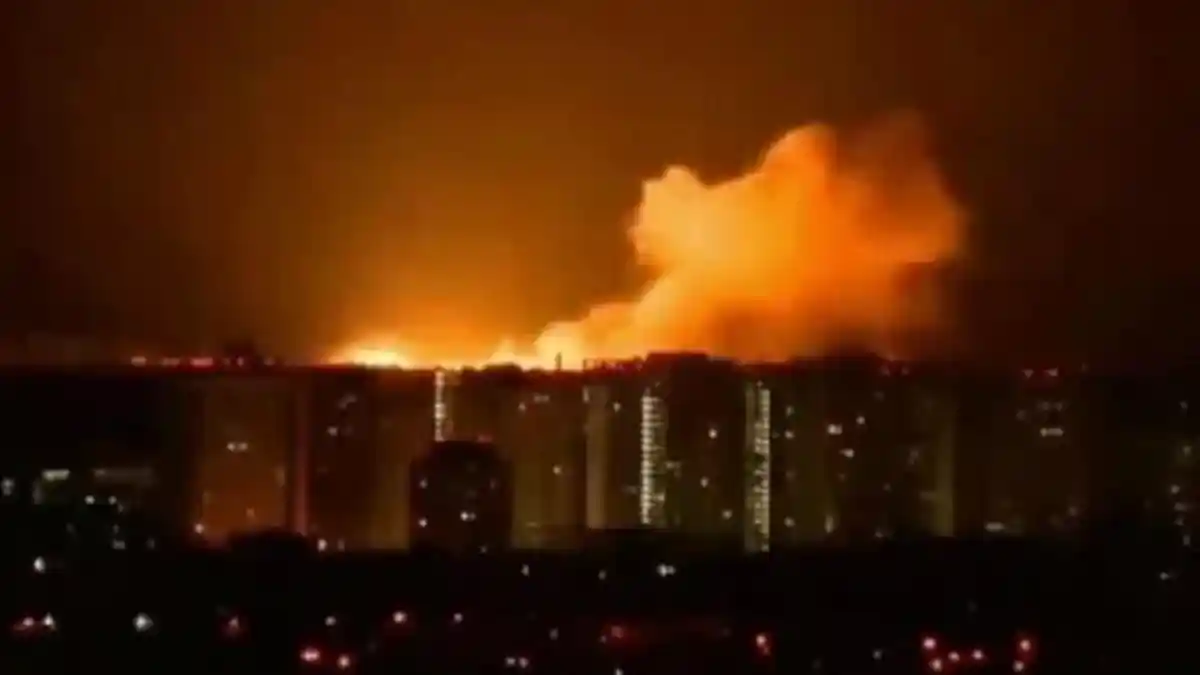 INFO Terkini, Langit Merah Merona, Serangan Frontal ke Ibu Kota Dimulai, Bombardir Ukraina